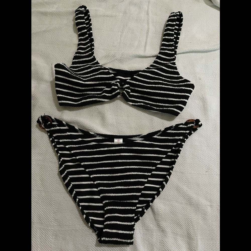 Black & White Bathing Suit size XL